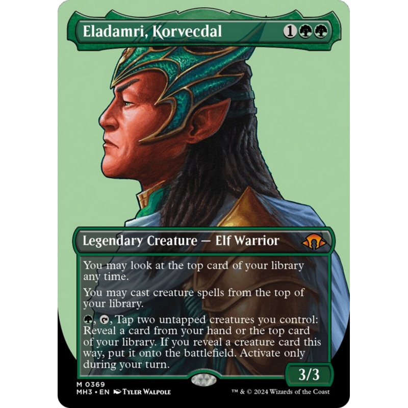 Eladamri, Korvecdal (Borderless) [Modern Horizons 3]