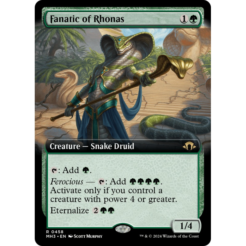 Fanatic of Rhonas (Extended Art) [Modern Horizons 3]