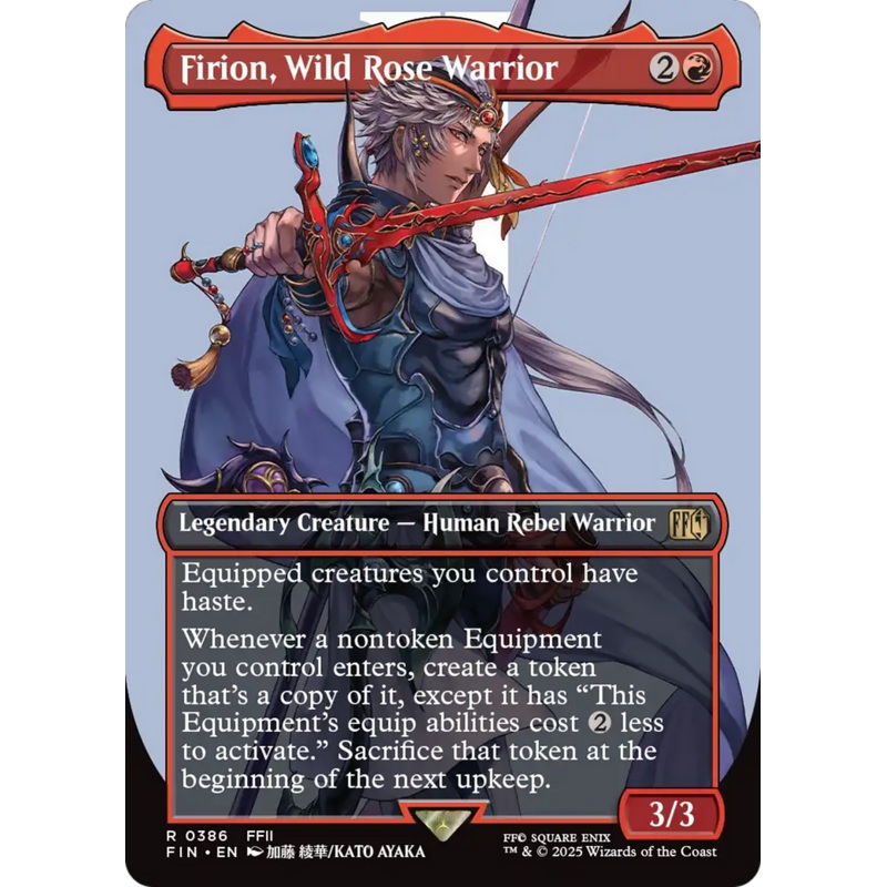 Firion, Wild Rose Warrior (Borderless) [FINAL FANTASY]