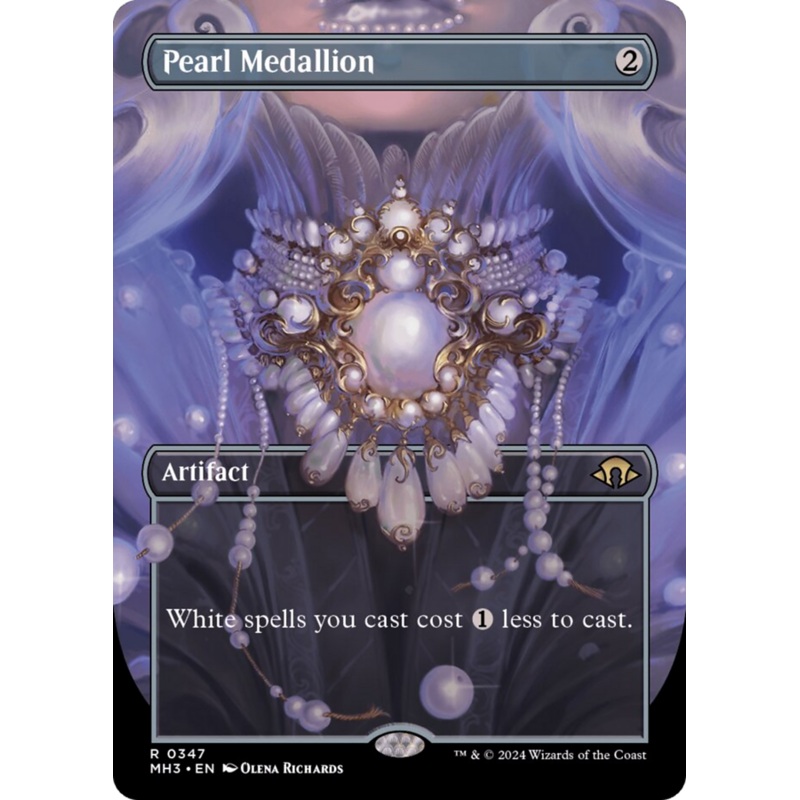 Pearl Medallion (Borderless) [Modern Horizons 3]