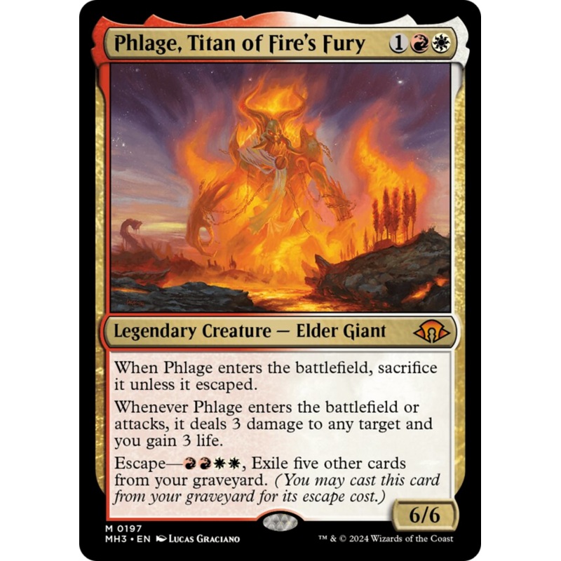 Phlage, Titan of Fire's Fury [Modern Horizons 3]