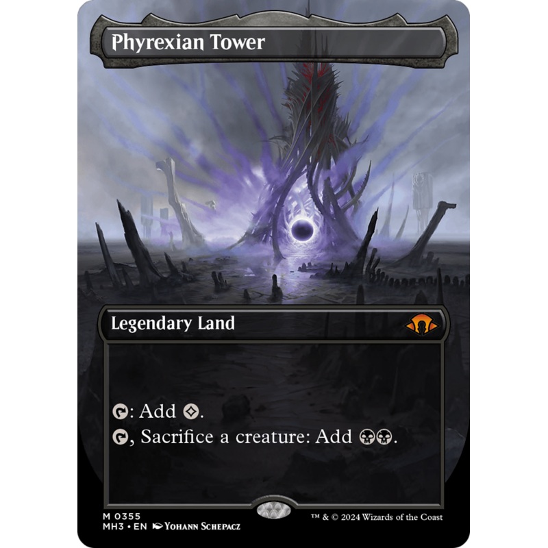Phyrexian Tower (Borderless) [Modern Horizons 3]