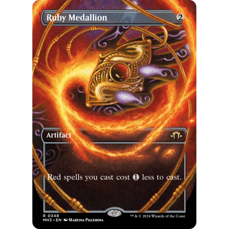 Ruby Medallion (Borderless) [Modern Horizons 3]