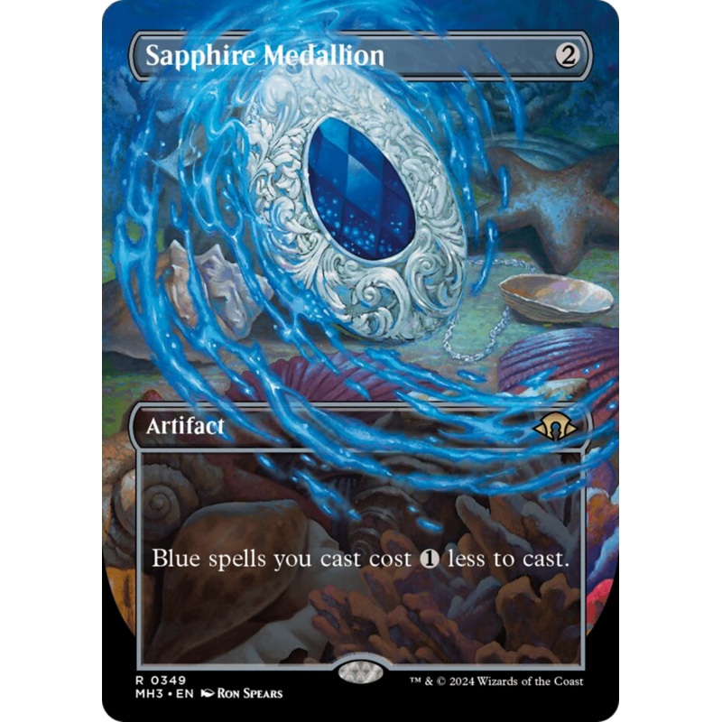 Sapphire Medallion (Borderless) [Modern Horizons 3]
