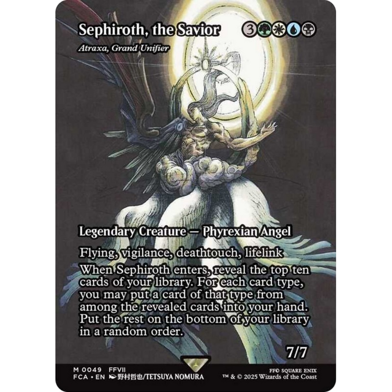 Sephiroth, the Savior - Atraxa, Grand Unifier (Showcase) [FINAL FANTASY : Through the Ages]