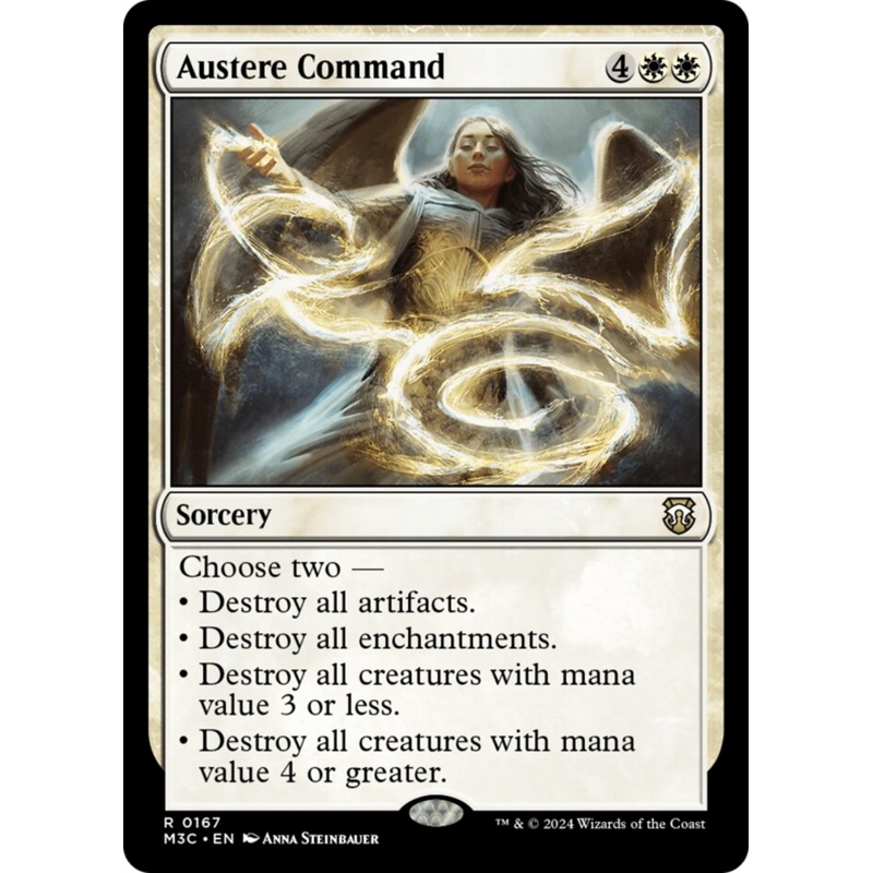 Austere Command (Ripple Foil) [Modern Horizons 3 Commander]