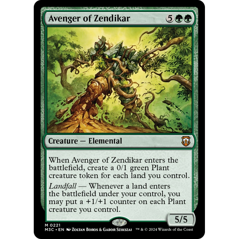 Avenger of Zendikar (Ripple Foil) [Modern Horizons 3 Commander]