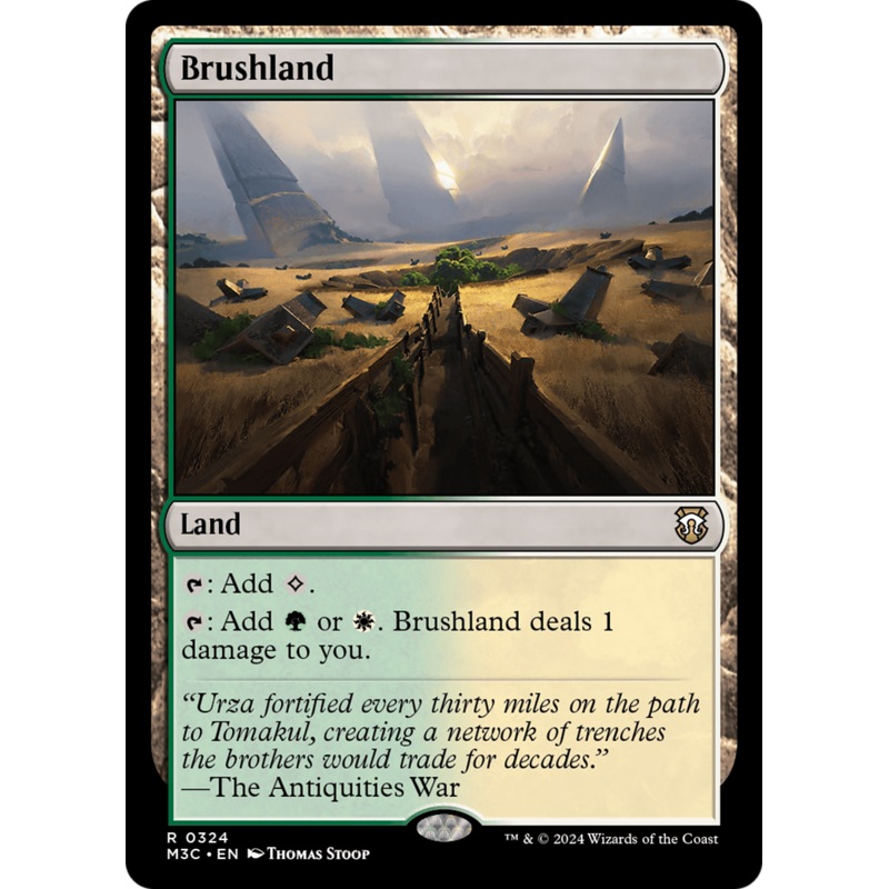 Brushland (Ripple Foil) [Modern Horizons 3 Commander]