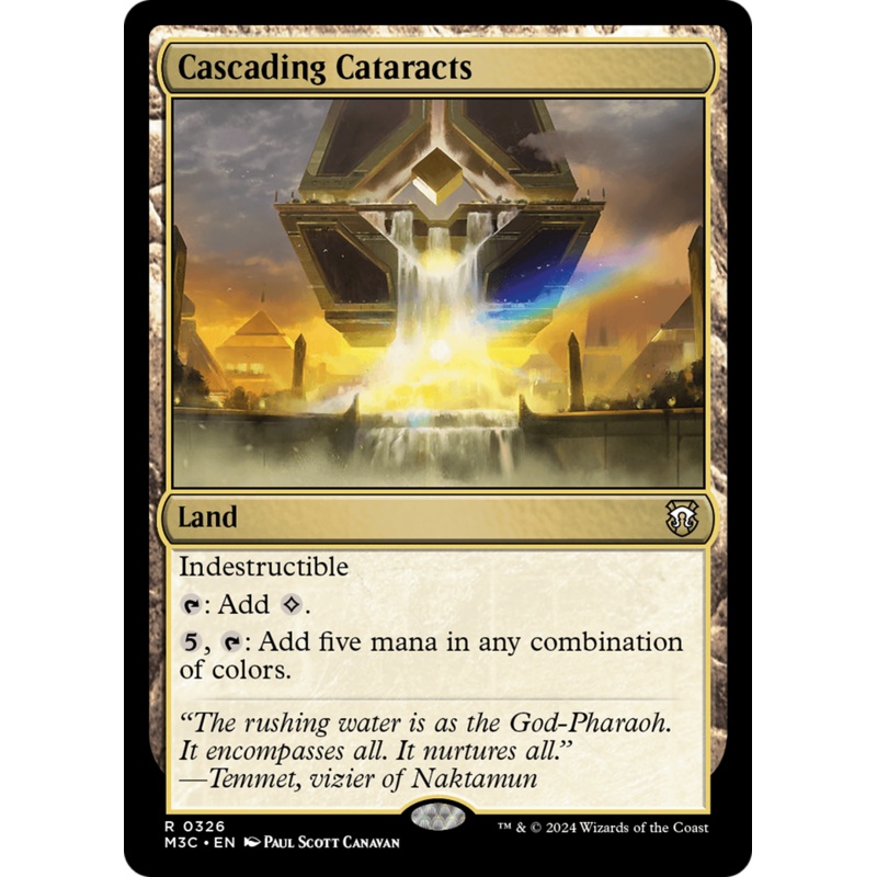 Cascading Cataracts (Ripple Foil) [Modern Horizons 3 Commander]
