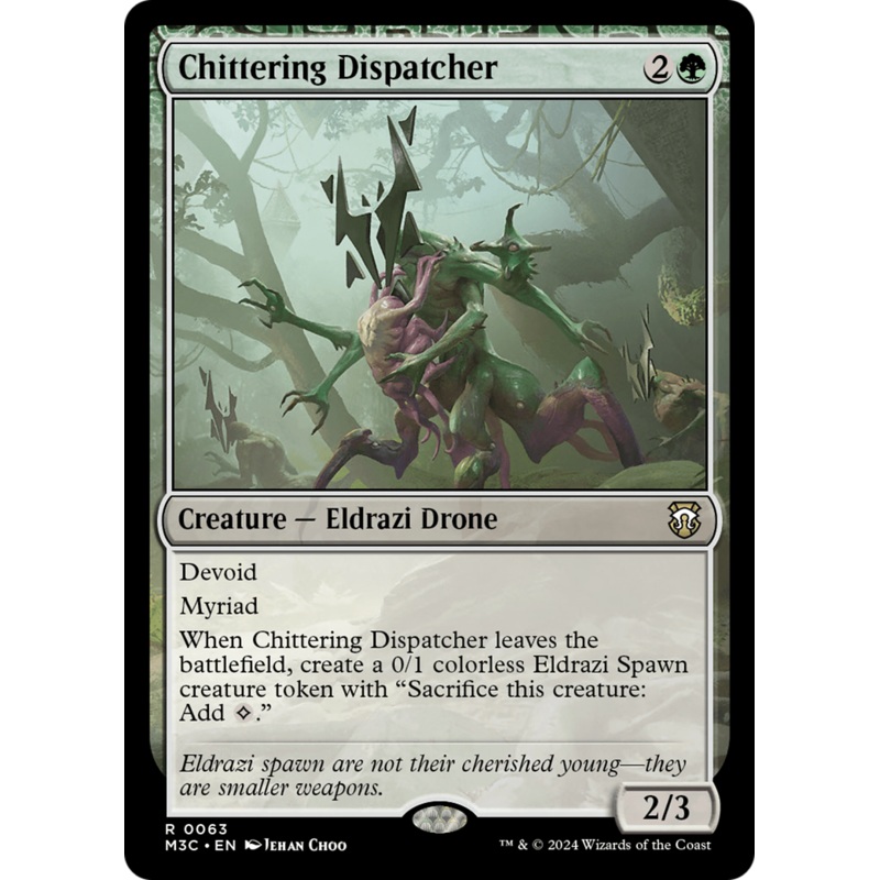 Chittering Dispatcher (Ripple Foil) [Modern Horizons 3 Commander]
