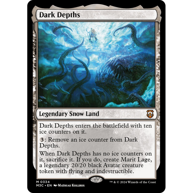 Dark Depths (Ripple Foil) [Modern Horizons 3 Commander]