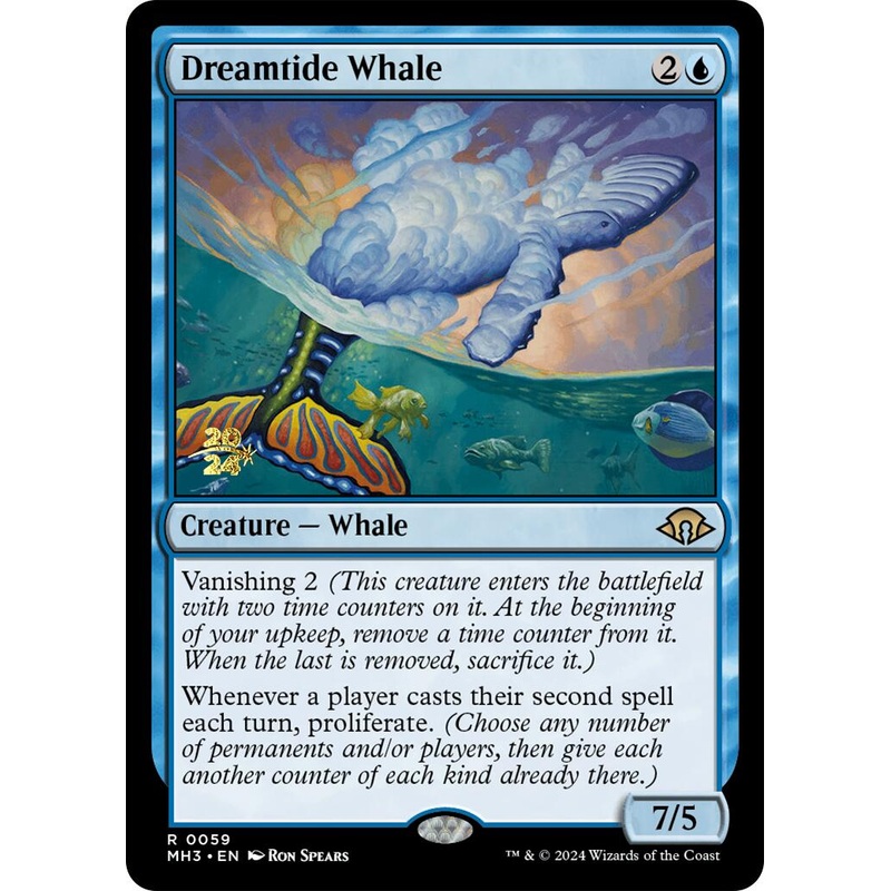 Dreamtide Whale [Modern Horizons 3 Prerelease Promos]
