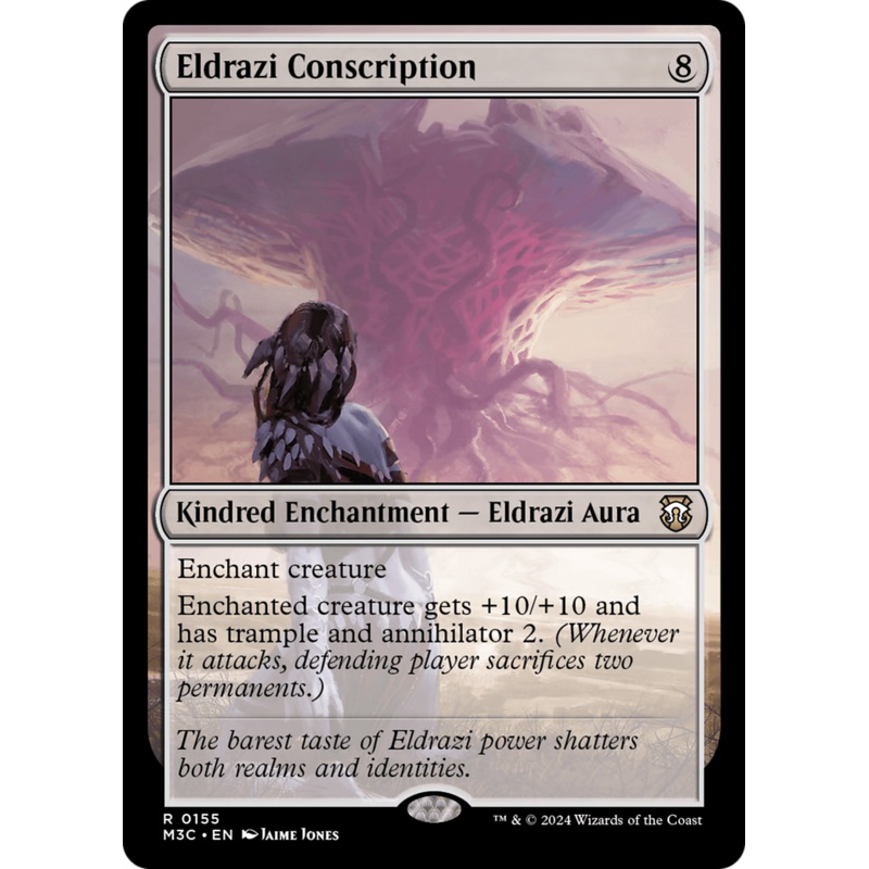 Eldrazi Conscription (Ripple Foil) [Modern Horizons 3 Commander]