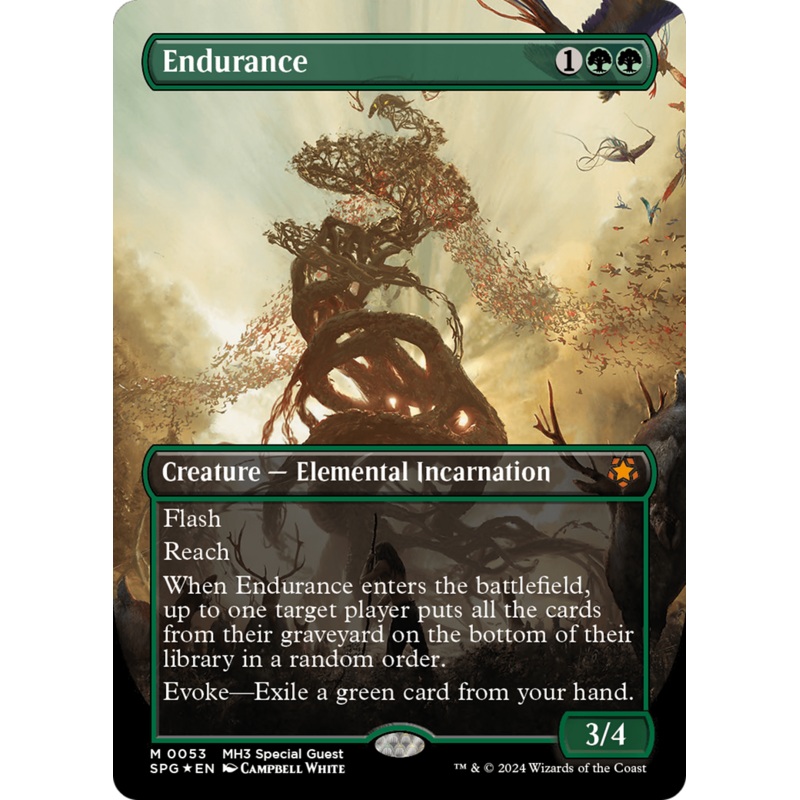 Endurance (Borderless) (Textured Foil) [Modern Horizons 3 Special Guests]