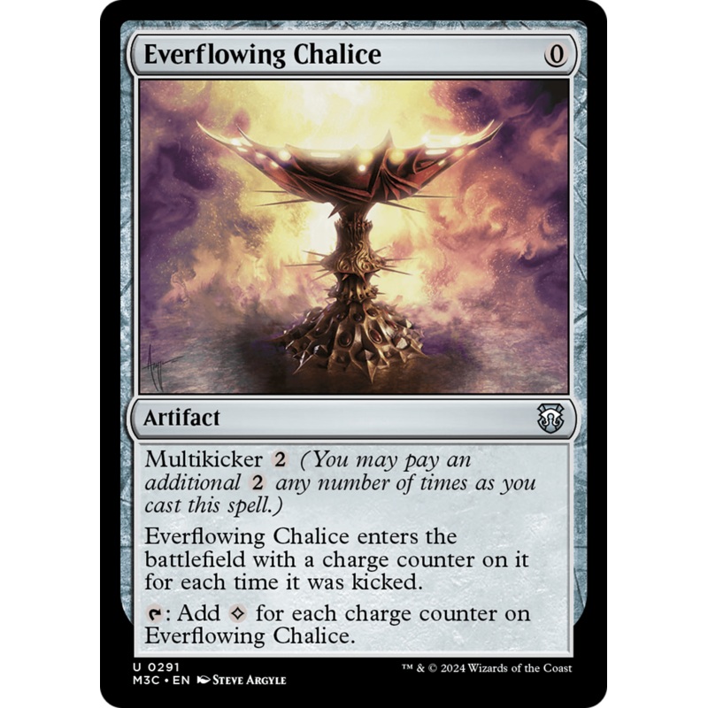 Everflowing Chalice (Ripple Foil) [Modern Horizons 3 Commander]