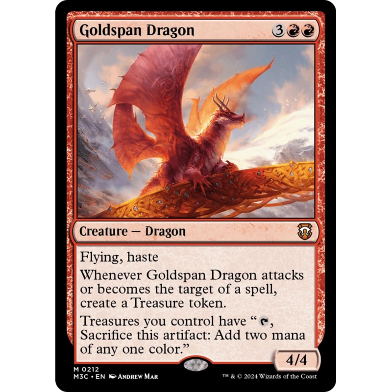 Goldspan Dragon [Modern Horizons 3 Commander]