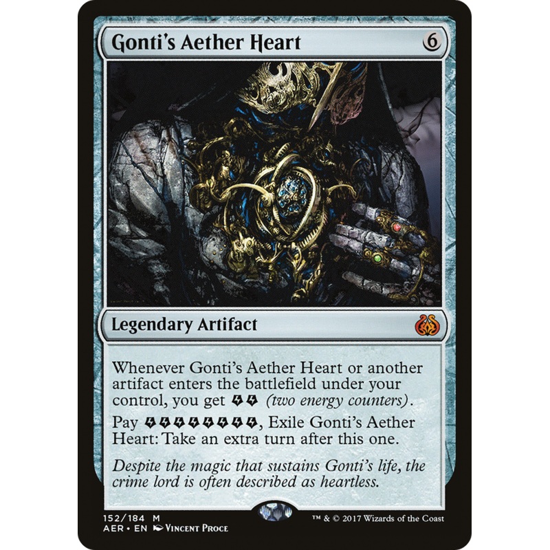Gonti's Aether Heart (Ripple Foil) [Modern Horizons 3 Commander]