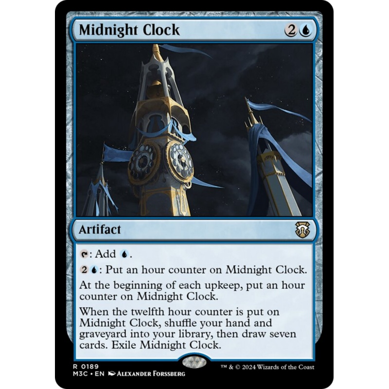 Midnight Clock (Ripple Foil) [Modern Horizons 3 Commander]