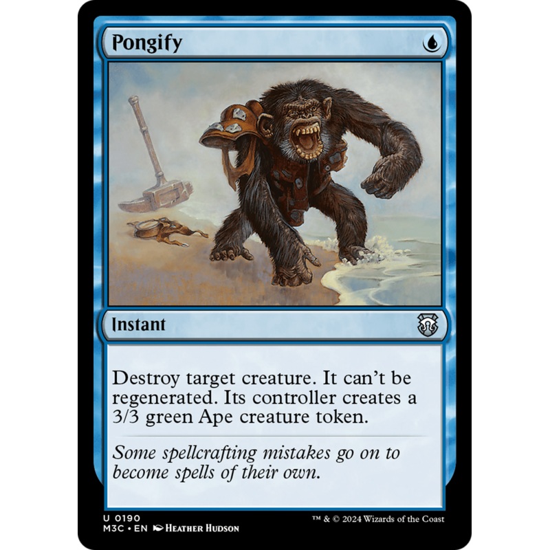 Pongify (Ripple Foil) [Modern Horizons 3 Commander]