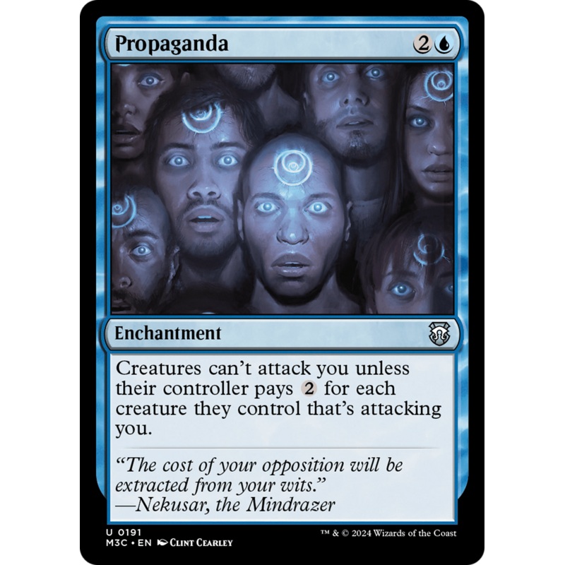 Propaganda (Ripple Foil) [Modern Horizons 3 Commander]