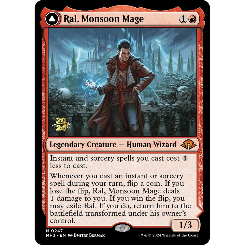 Ral, Monsoon Mage [Modern Horizons 3 Prerelease Promos]