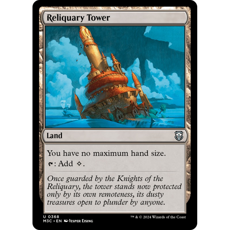 Reliquary Tower (Ripple Foil) [Modern Horizons 3 Commander]