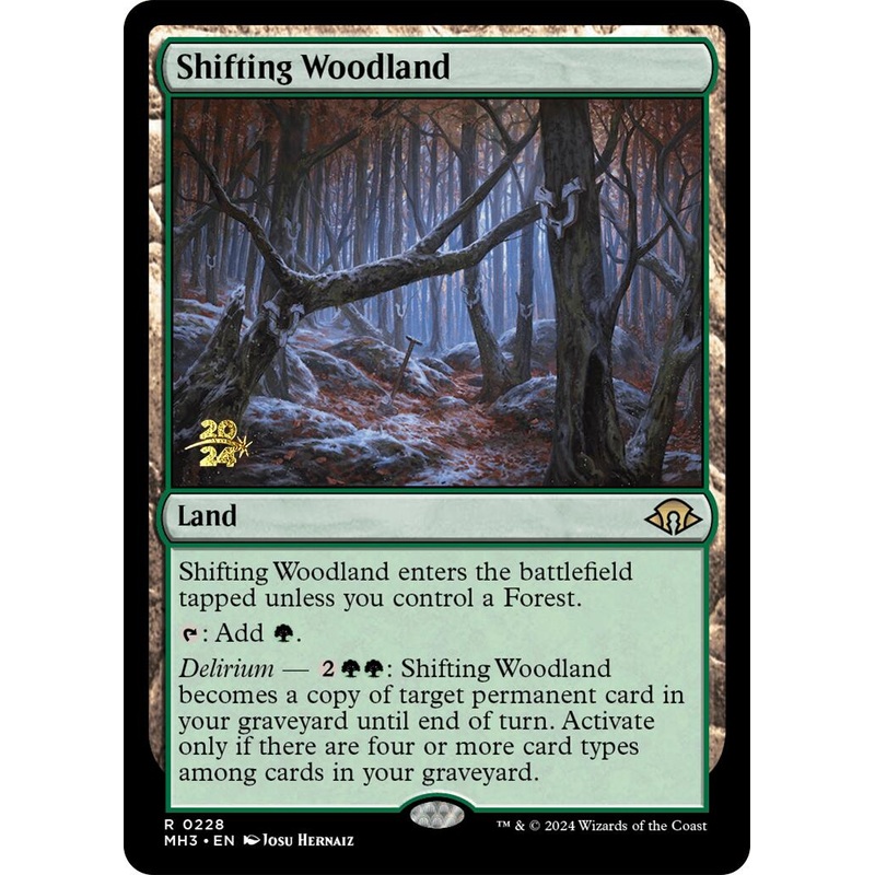 Shifting Woodland [Modern Horizons 3 Prerelease Promos]