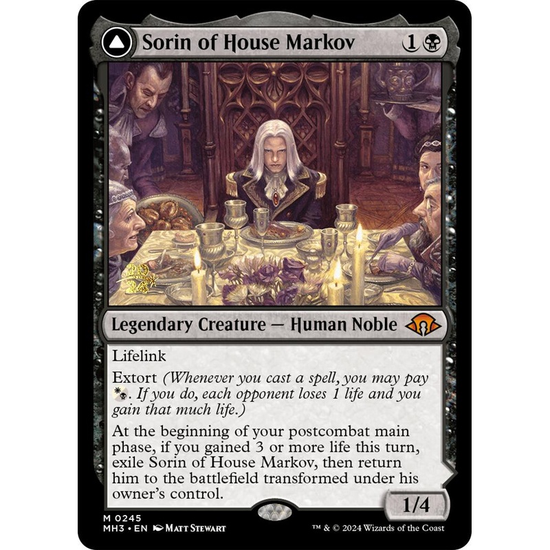 Sorin of House Markov [Modern Horizons 3 Prerelease Promos]
