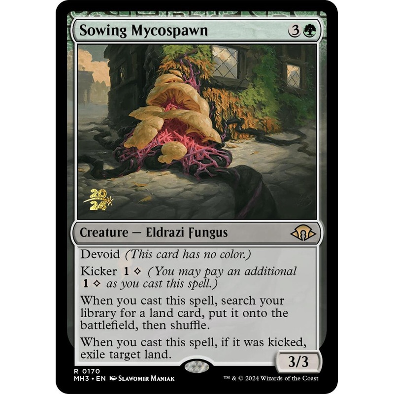 Sowing Mycospawn [Modern Horizons 3 Prerelease Promos]