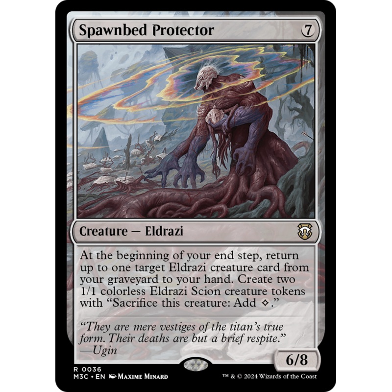 Spawnbed Protector (Ripple Foil) [Modern Horizons 3 Commander]