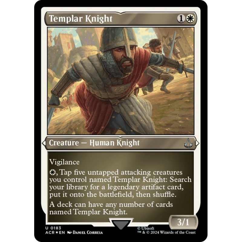 Templar Knight (Foil Etched) [Assassin's Creed]