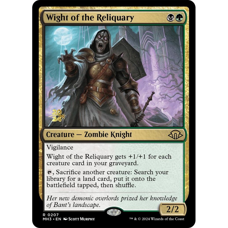 Wight of the Reliquary [Modern Horizons 3 Prerelease Promos]