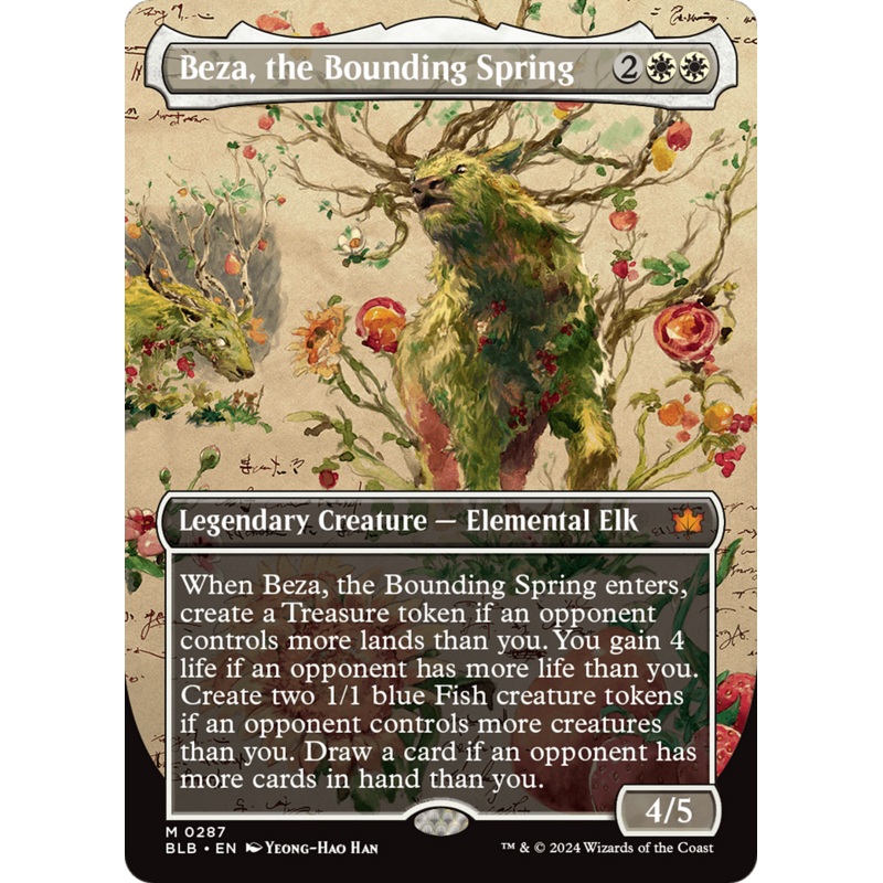Beza, the Bounding Spring (Borderless) [Bloomburrow]