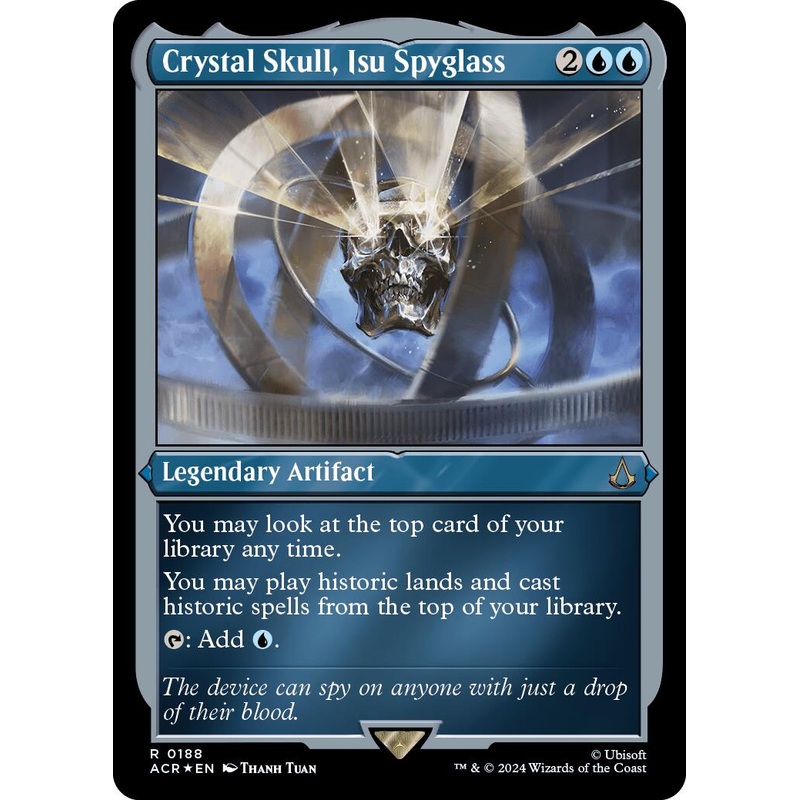 Crystal Skull, Isu Spyglass (Foil Etched) [Assassin's Creed]