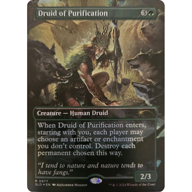 Druid of Purification (Rainbow Foil) [Secret Lair Drop Series]