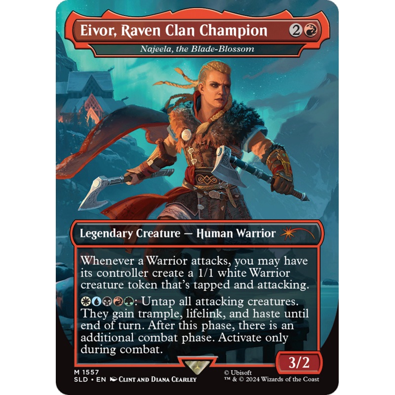 Eivor, Raven Clan Champion - Najeela, the Blade-Blossom [Secret Lair Drop Series]