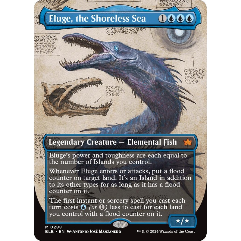 Eluge, the Shoreless Sea (Borderless) [Bloomburrow]