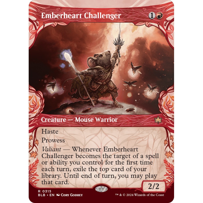 Emberheart Challenger (Showcase) [Bloomburrow]