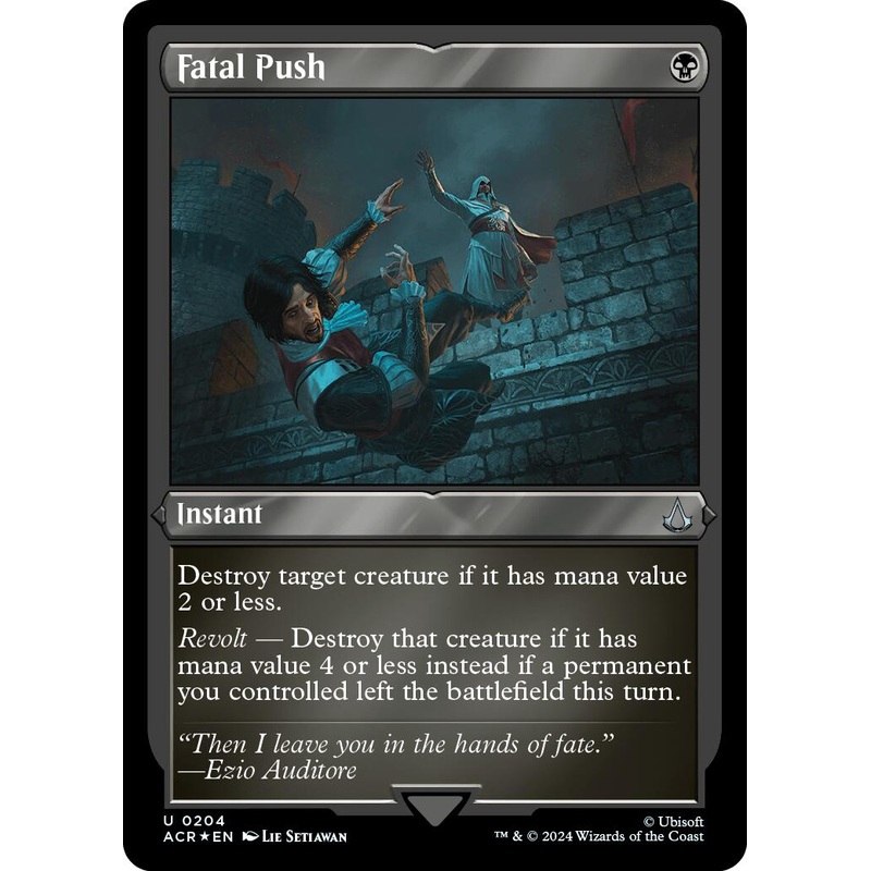 Fatal Push (Foil Etched) [Assassin's Creed]