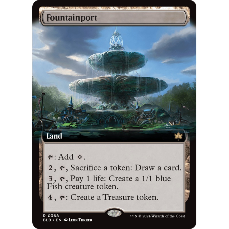 Fountainport (Extended Art) [Bloomburrow]