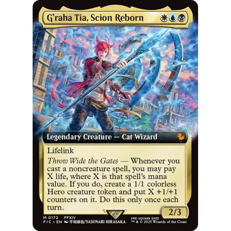 G'raha Tia, Scion Reborn (Extended Art) [FINAL FANTASY Commander]