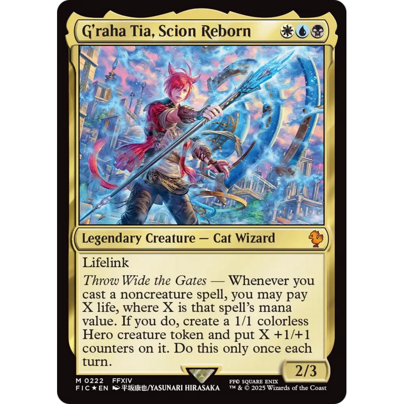 G'raha Tia, Scion Reborn (Surge Foil) [FINAL FANTASY Commander]