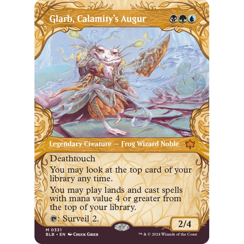 Glarb, Calamity's Augur (Showcase) [Bloomburrow]