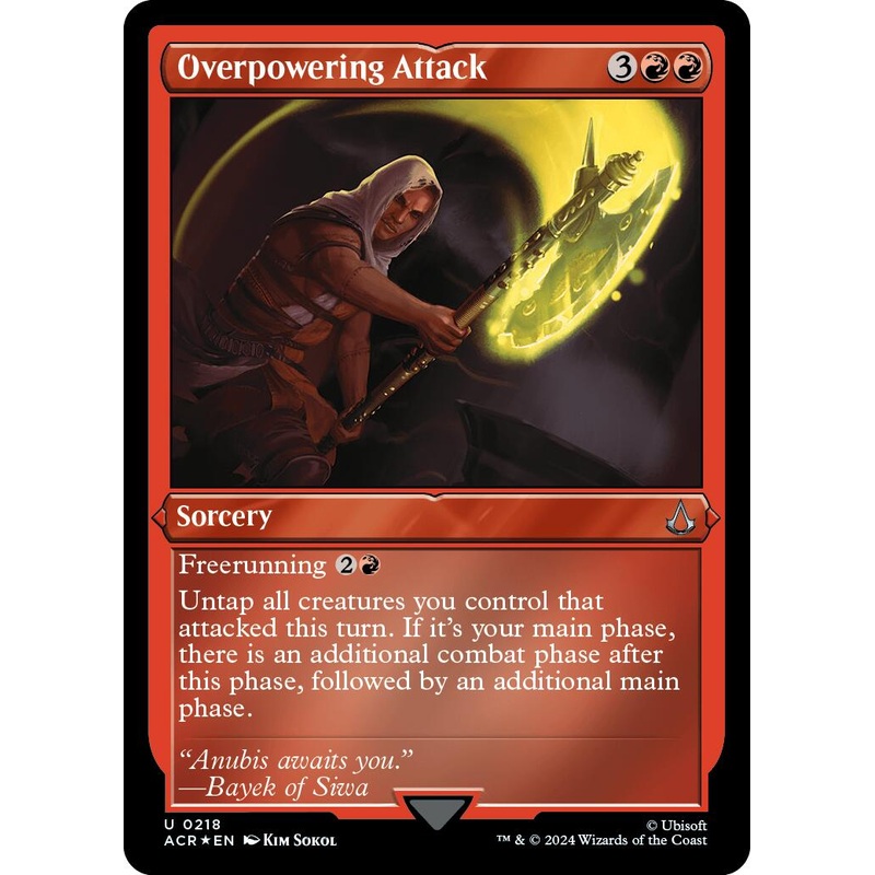 Overpowering attack (Foil Etched) [Assassin's Creed]