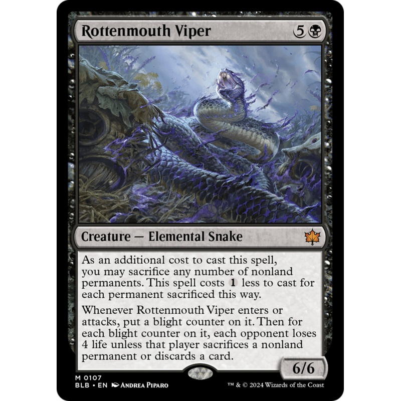 Rottenmouth Viper [Bloomburrow]