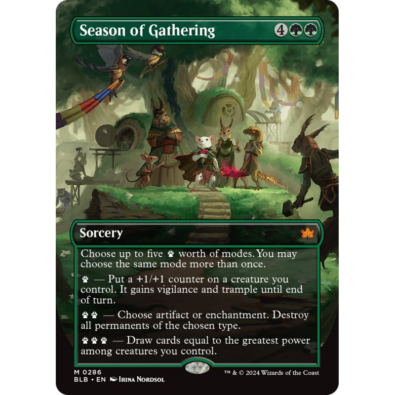 Season of Gathering (Borderless) [Bloomburrow]