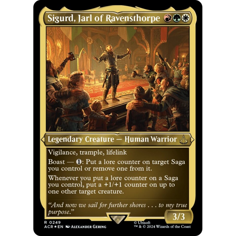 Sigurd, Jarl of Ravensthorpe (Foil Etched) [Assassin's Creed]
