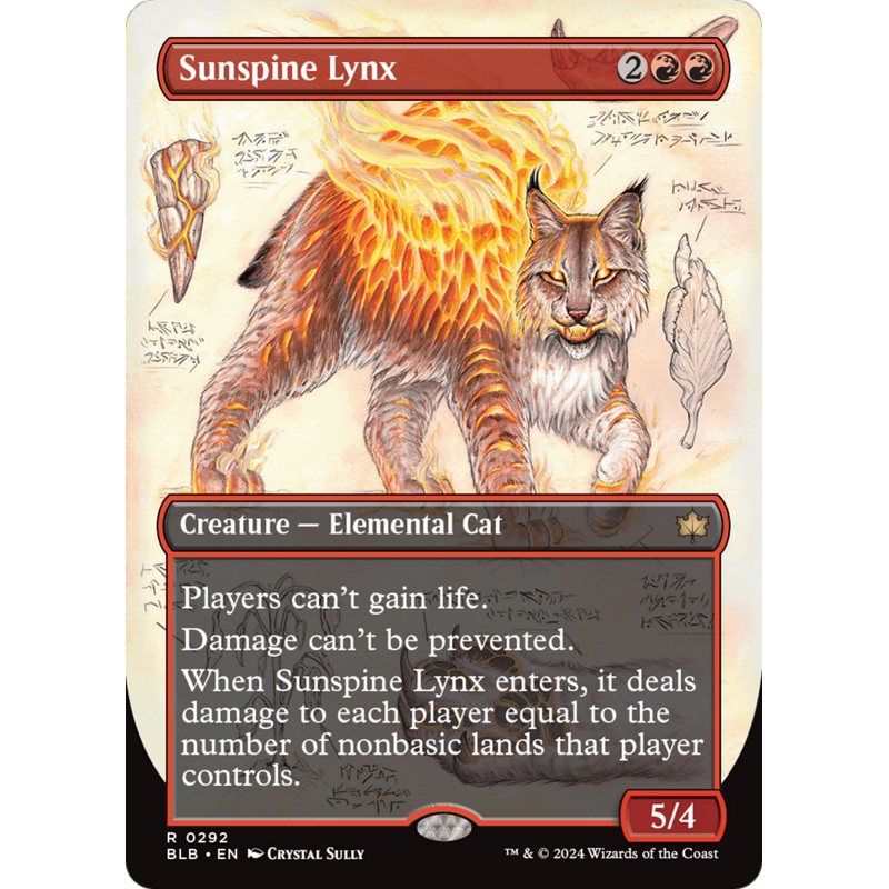 Sunspine Lynx (Borderless) [Bloomburrow]