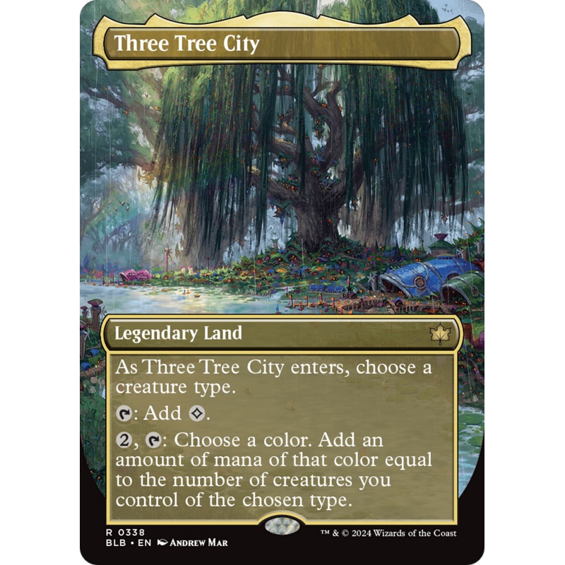Three Tree City (Borderless) (0338) [Bloomburrow]