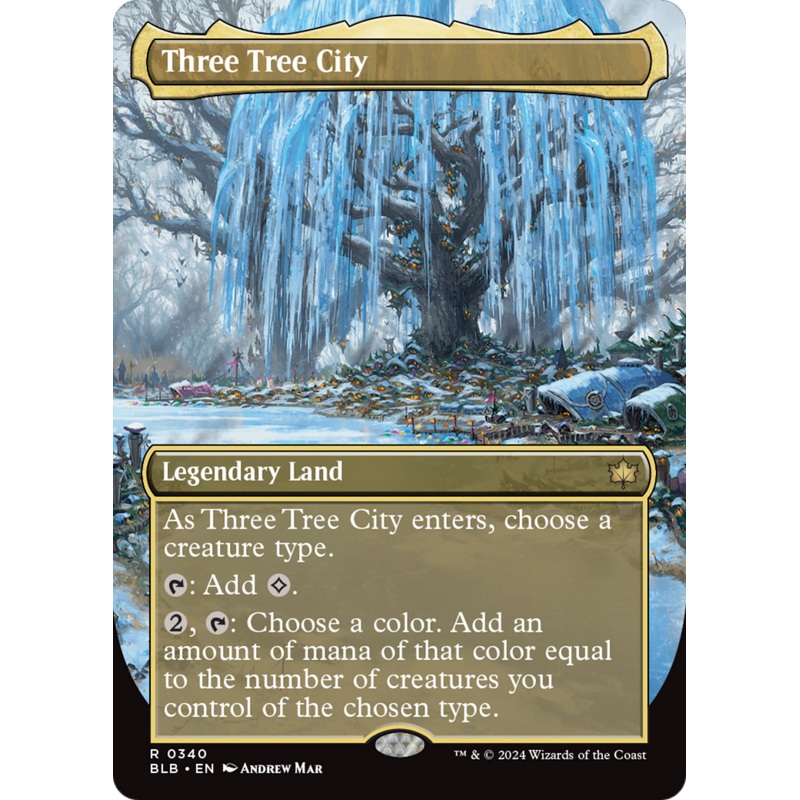 Three Tree City (Borderless) (0340) [Bloomburrow]
